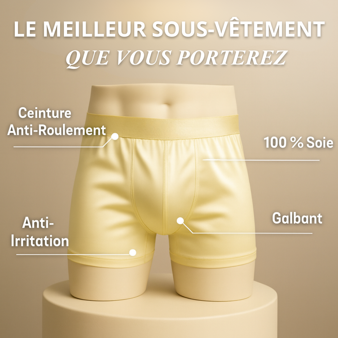 Boxers en Soie | Confort Premium, Fabriqué de manière durable